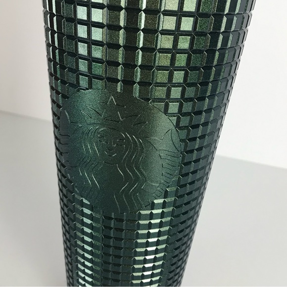 Starbucks Emerald Holiday 2021 Grid Venti Tumbler - Picture 2 of 5